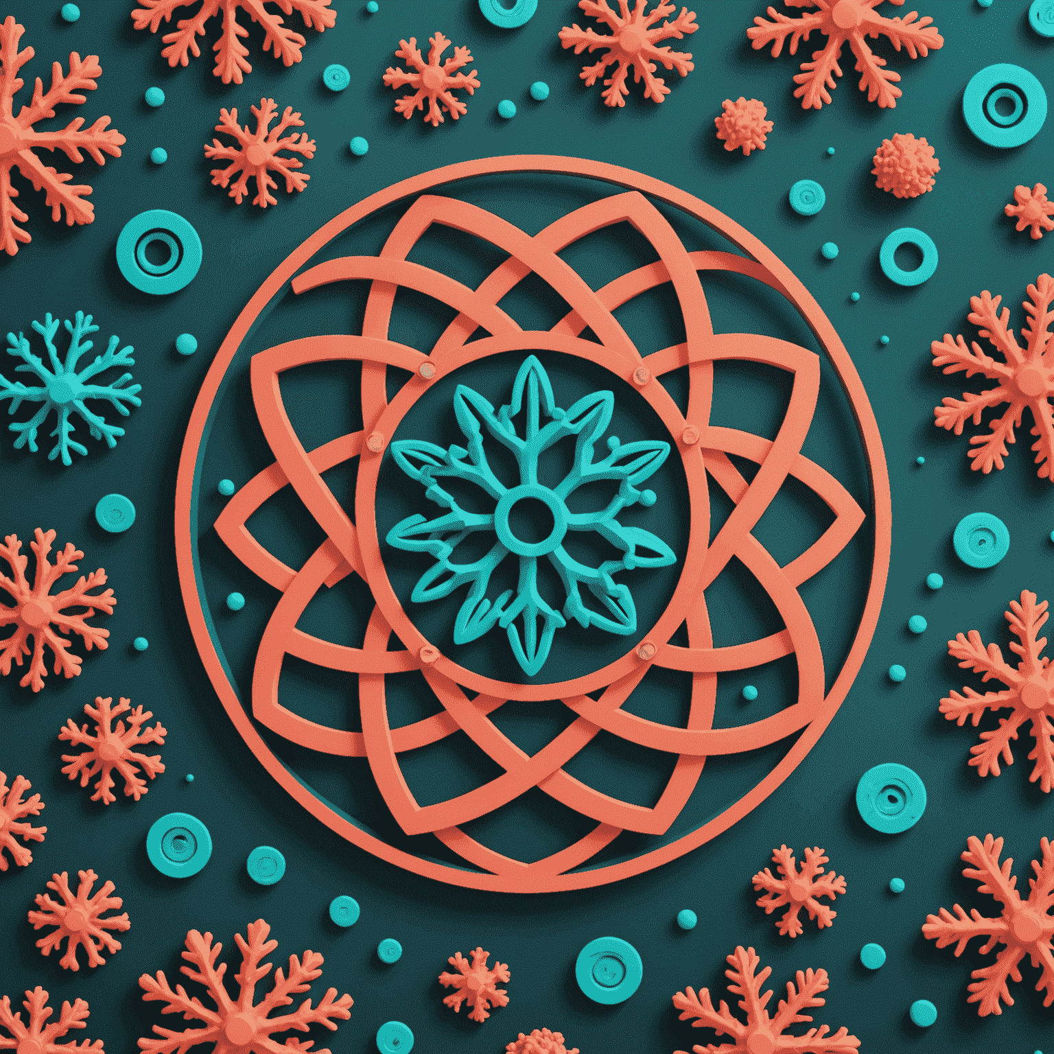 Impactify logo - A vibrant coral and turquoise design featuring interconnected community symbols