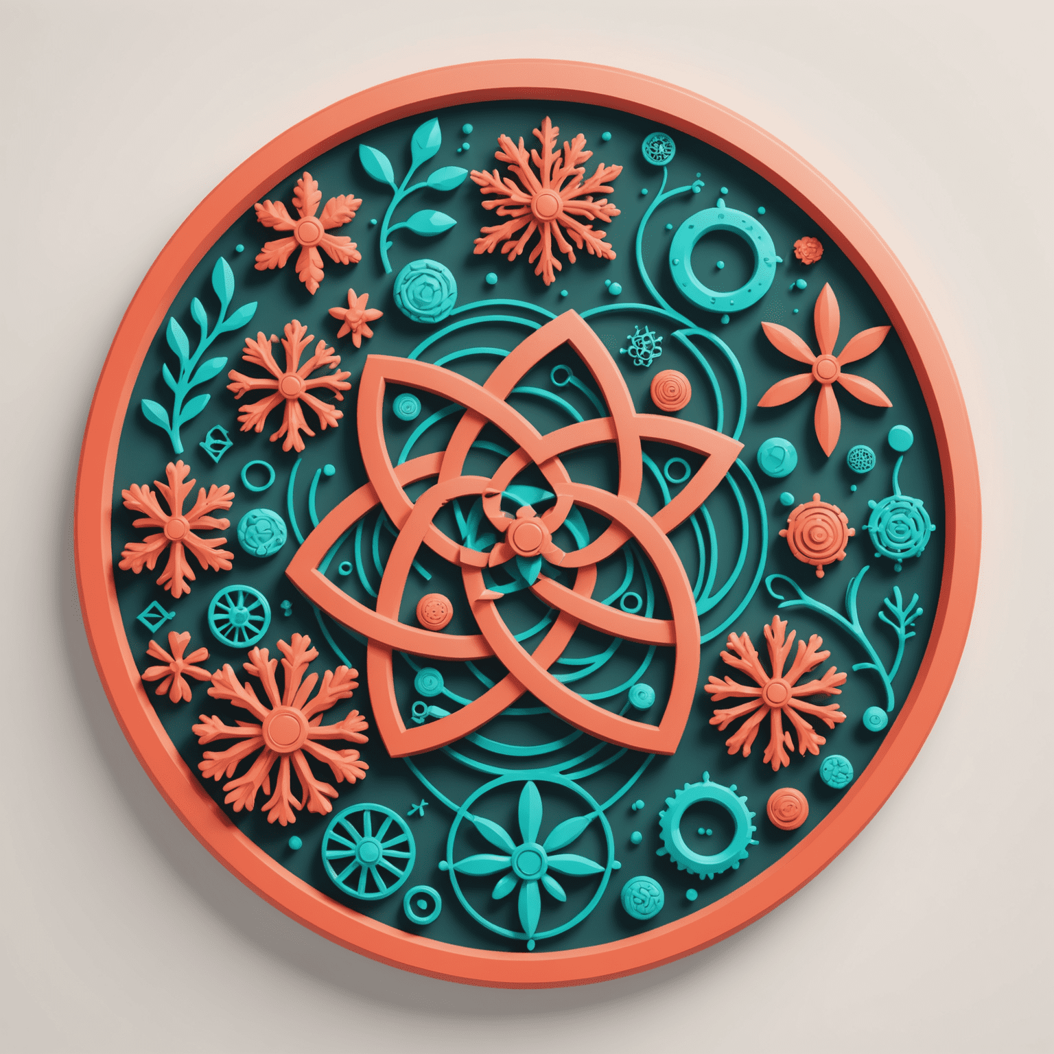 Impactify logo - A vibrant coral and turquoise design featuring interconnected community symbols