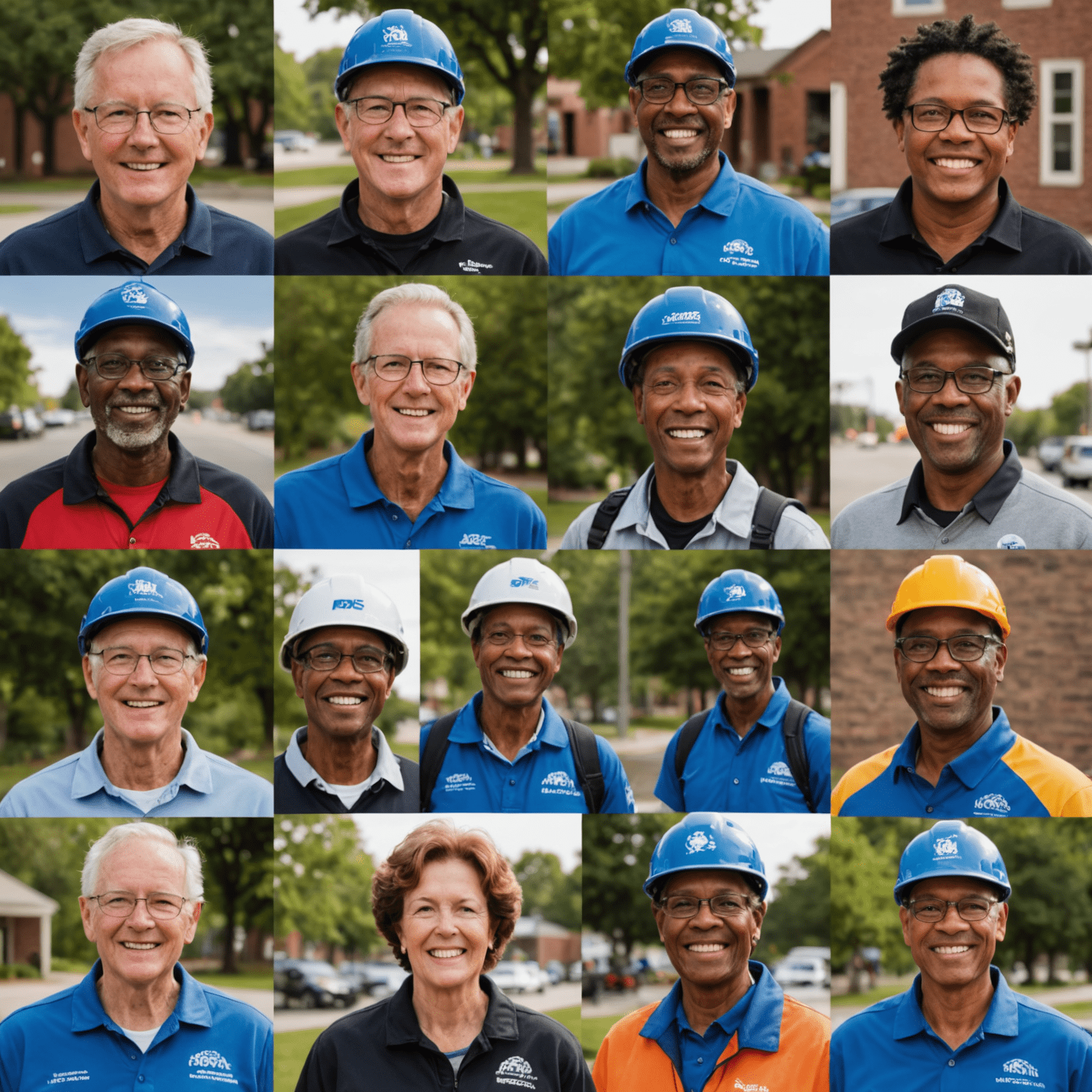 A montage of inspiring local heroes, volunteers, and community leaders in action